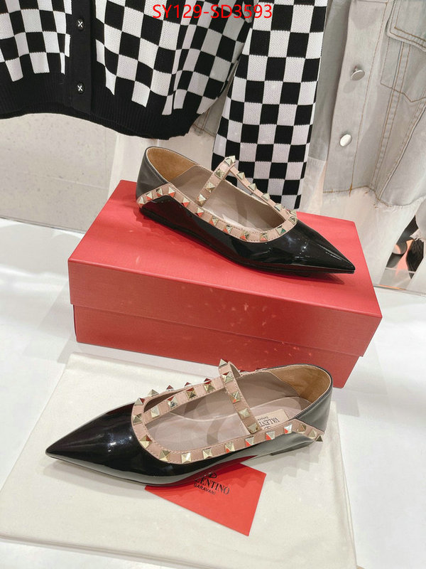 Women Shoes-Valentino,wholesale 2023 replica , ID: SD3593,$: 129USD