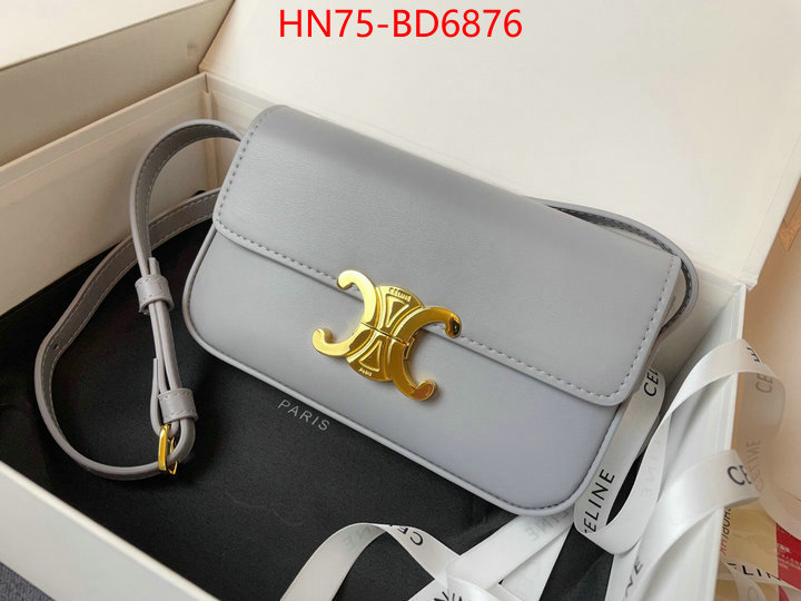 CELINE Bags(4A)-Triomphe Series,shop designer replica ,ID: BD6876,$: 75USD