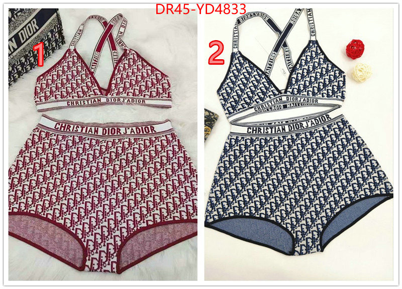 Swimsuit-Dior,replica 2023 perfect luxury , ID: YD4833,$: 45USD