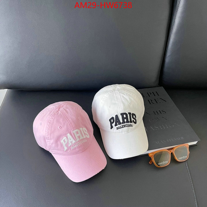 Cap (Hat)-Balenciaga,mirror copy luxury , ID: HW6738,$: 29USD