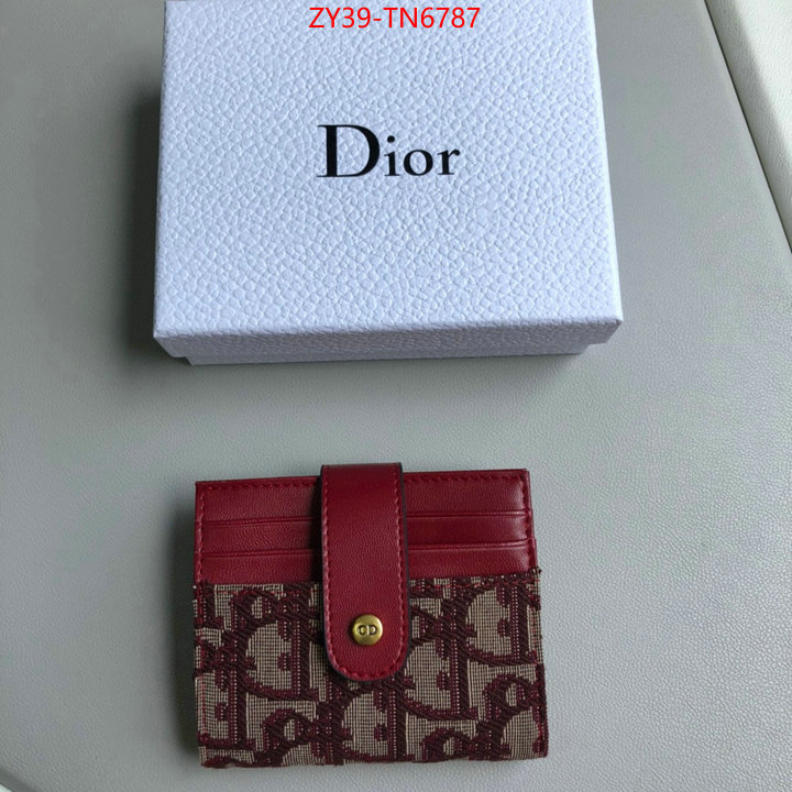 Dior Bags(4A)-Wallet-,ID: TN6787,$: 39USD