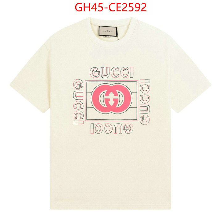 Clothing-Gucci,best designer replica , ID: CE2592,$: 45USD