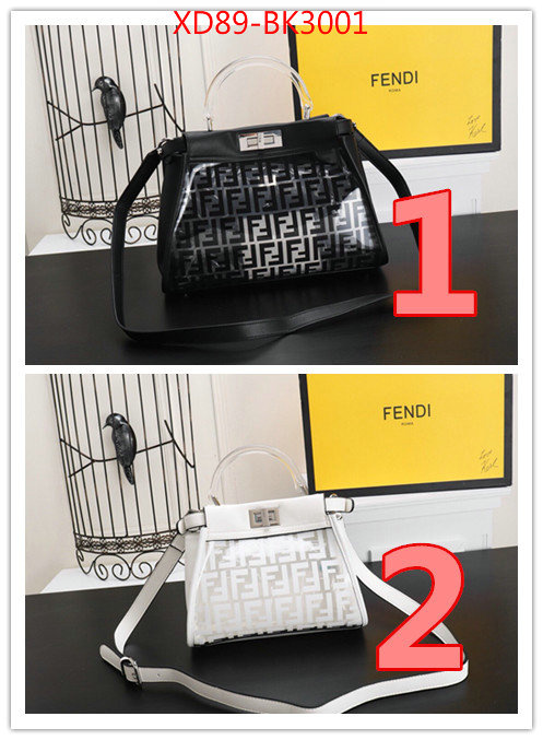 Fendi Bags(4A)-Peekaboo,same as original ,ID: BK3001,$:89USD