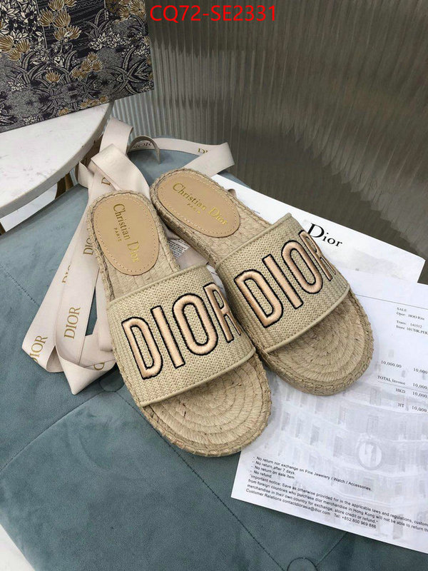 Women Shoes-Dior,the quality replica , ID: SE2331,$: 72USD