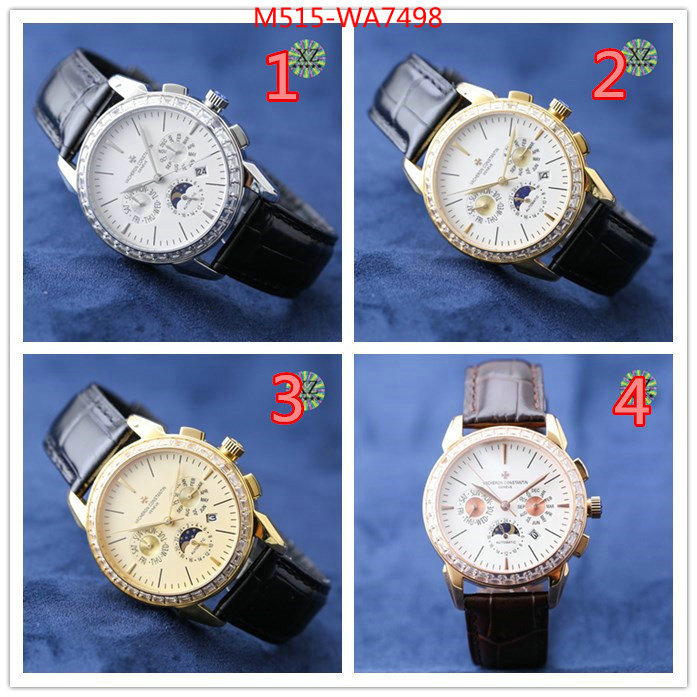 Watch(4A)-Vacheron Constantin,high quality aaaaa replica ,ID: WA7498,$: 515USD