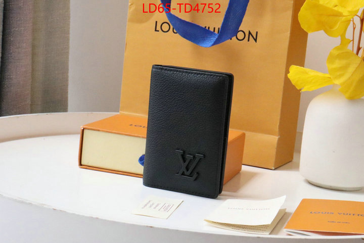 LV Bags(TOP)-Wallet,ID: TD4752,$: 65USD