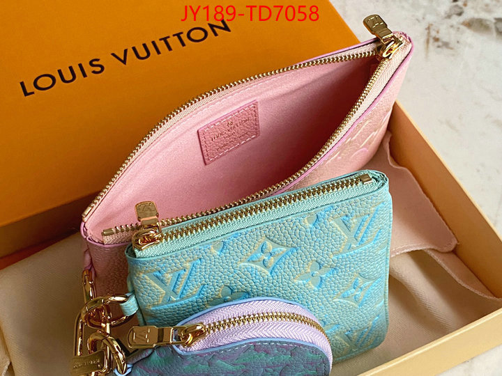 LV Bags(TOP)-Wallet,ID: TD7058,$: 189USD