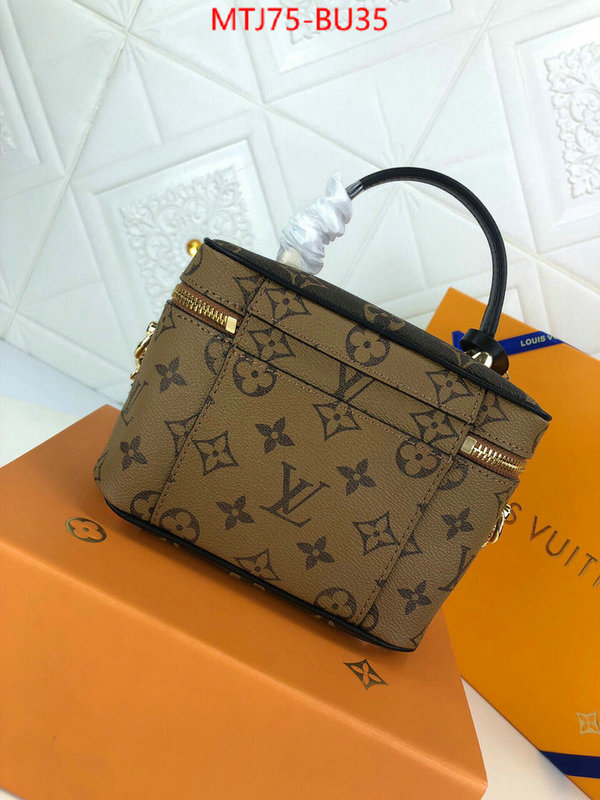 LV Bags(4A)-Vanity Bag-,fashion ,ID: BU35,$: 75USD