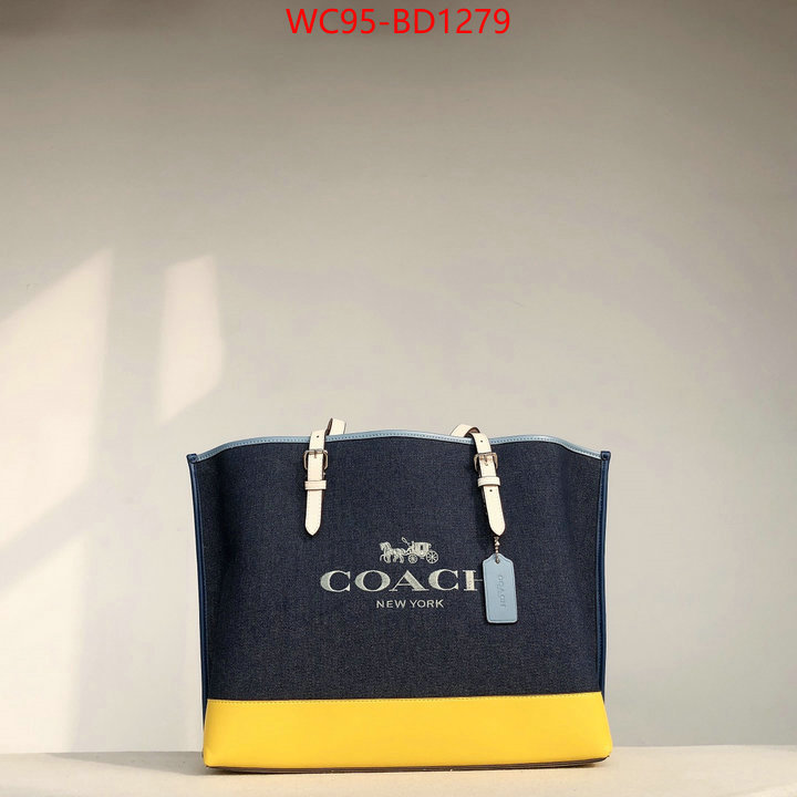 Coach Bags(4A)-Tote-,online shop ,ID: BD1279,$: 95USD