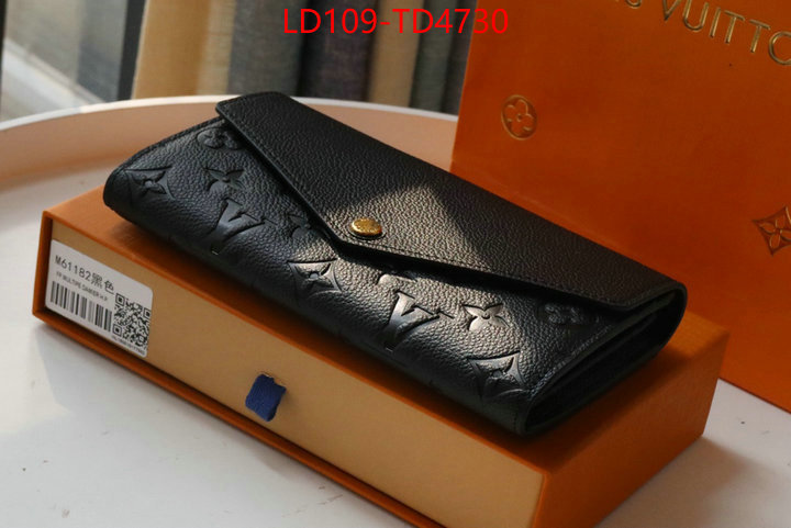 LV Bags(TOP)-Wallet,ID: TD4730,$: 109USD