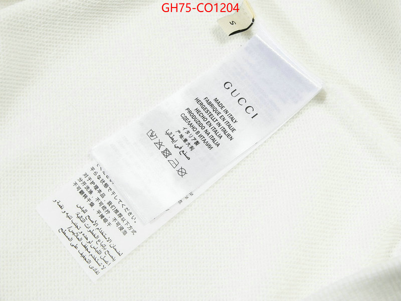 Clothing-Gucci,where could you find a great quality designer , ID: CO1204,$: 75USD