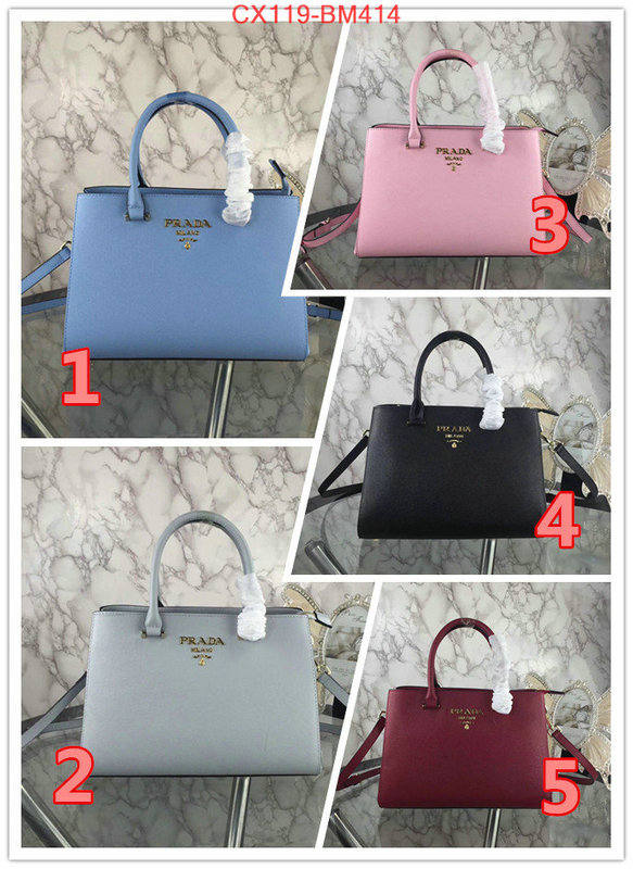 Prada Bags(4A)-Handbag-,ID: BM414,$:119USD