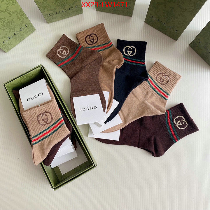 Sock-Gucci,top quality replica , ID: LW1471,$: 29USD