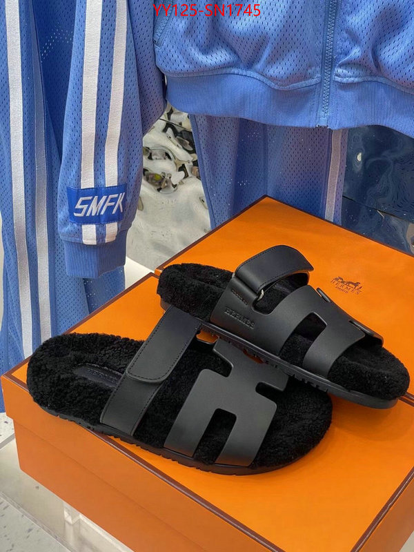 Women Shoes-Hermes,fake , ID: SN1745,$: 125USD