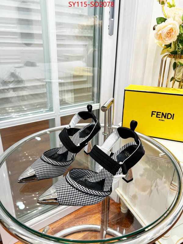 Women Shoes-Fendi,luxury 7 star replica , ID: SO2078,$: 115USD