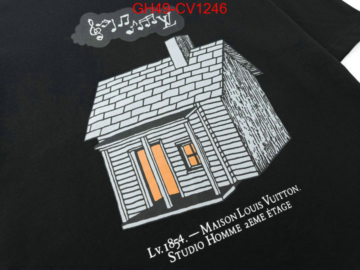 Clothing-LV,2023 luxury replicas , ID: CV1246,$: 49USD