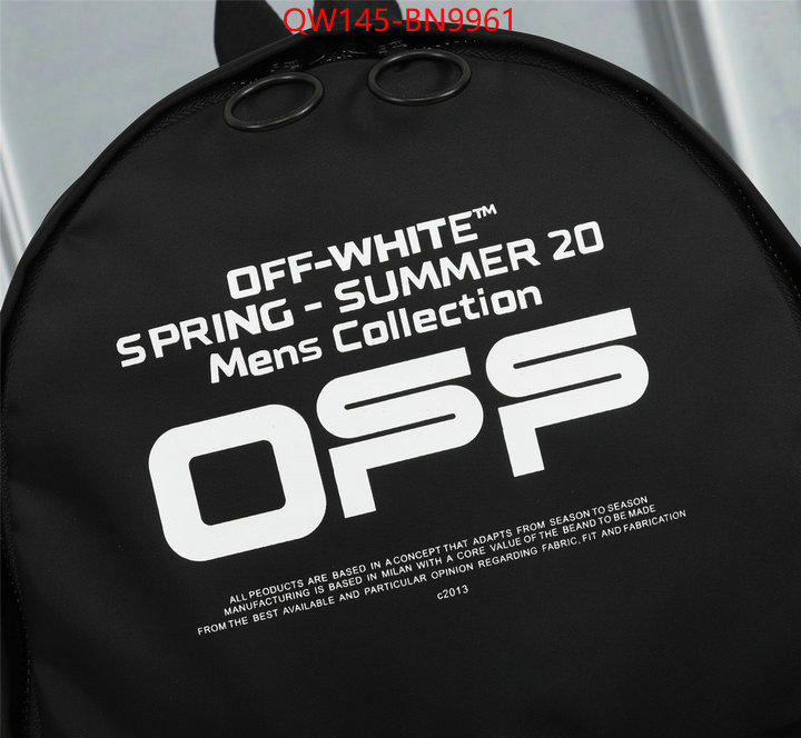 Off-White Bags ( TOP )-Backpack-,cheap high quality replica ,ID: BN9961,$: 145USD