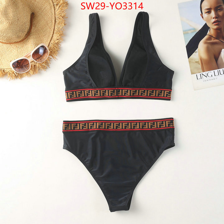 Swimsuit-Fendi,highest quality replica , ID: YO3314,$: 29USD