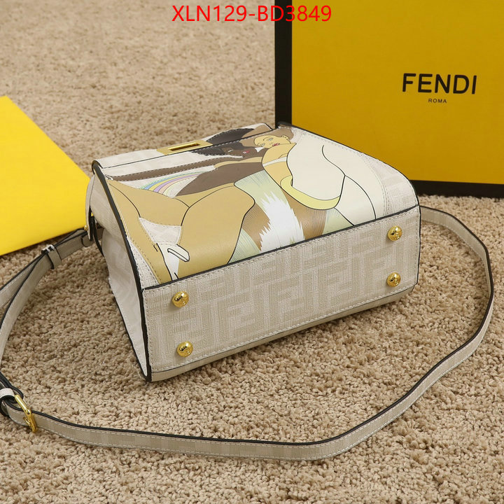 Fendi Bags(4A)-Peekaboo,fake ,ID: BD3849,$: 129USD