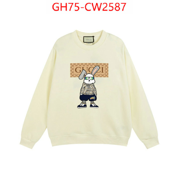 Clothing-Gucci,where to buy replicas , ID: CW2587,$: 75USD