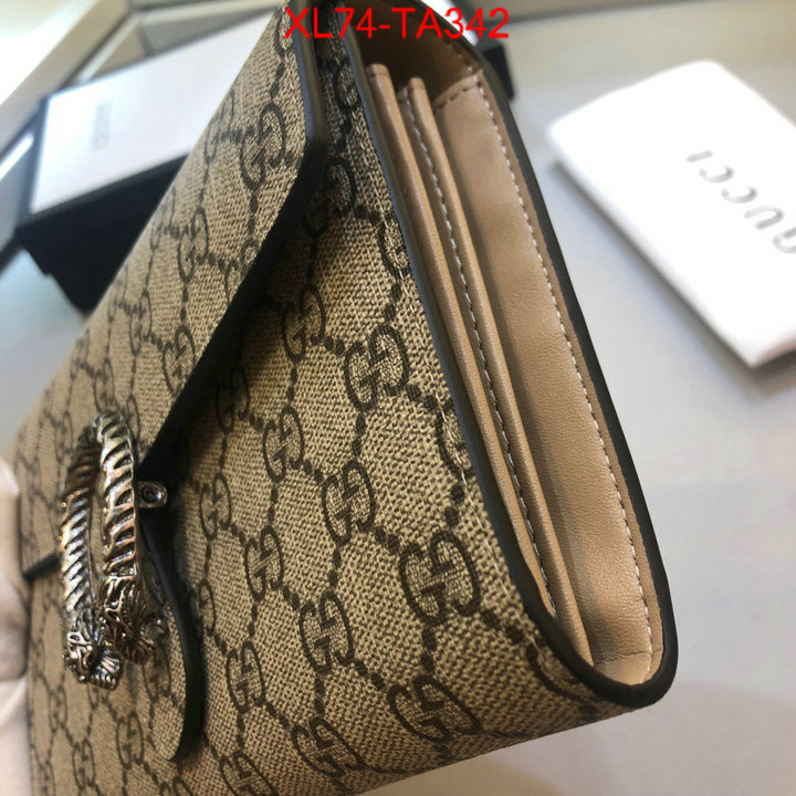 Gucci Bags(4A)-Wallet-,ID:TA342,$: 74USD