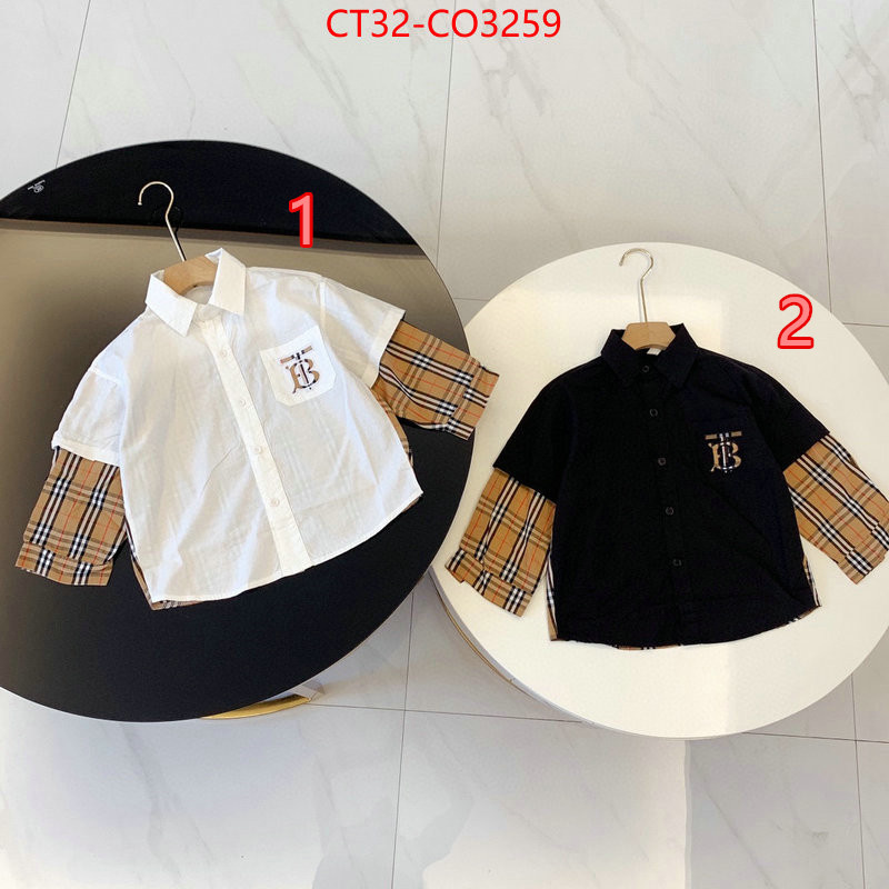 Kids clothing-Burberry,perfect , ID: CO3259,$: 32USD