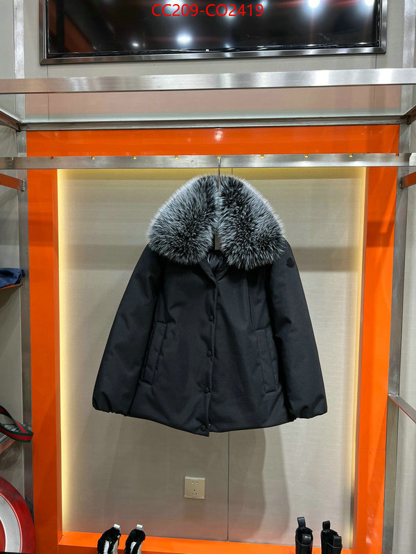Down jacket Women-Moncler,replica designer , ID: CO2419,$: 209USD