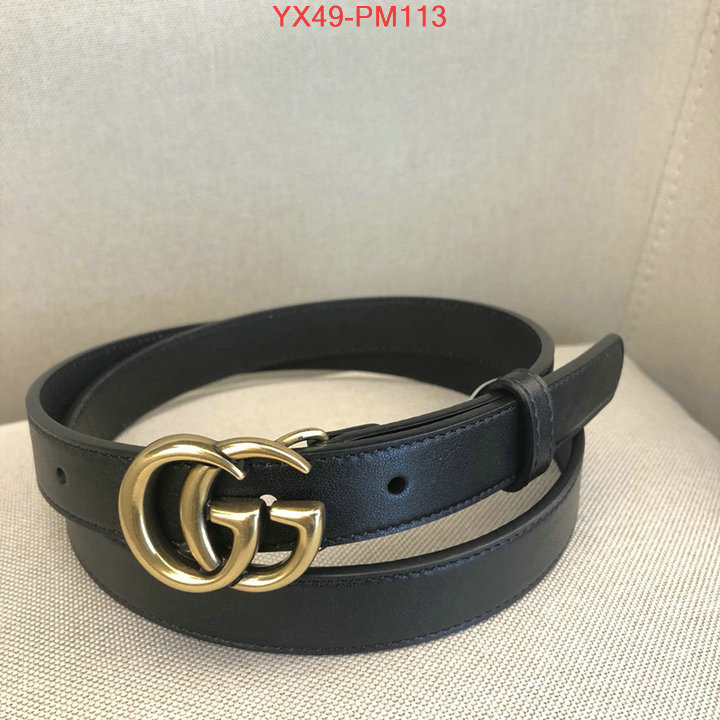 Belts-Gucci,highest product quality , ID: PM113,$:49USD