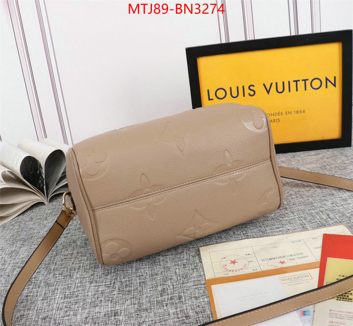 LV Bags(4A)-Speedy-,high quality happy copy ,ID: BN3274,$: 89USD