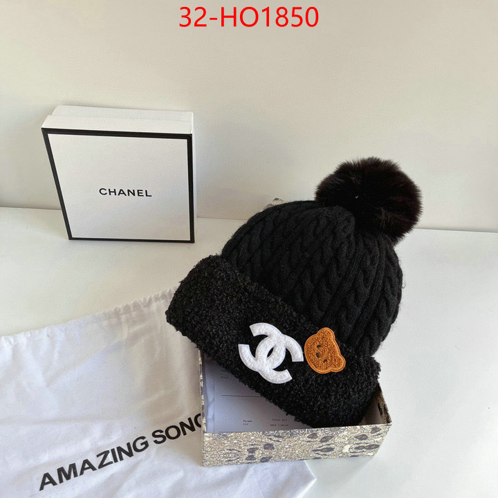 Cap (Hat)-Chanel,1:1 replica wholesale , ID: HO1850,$: 32USD