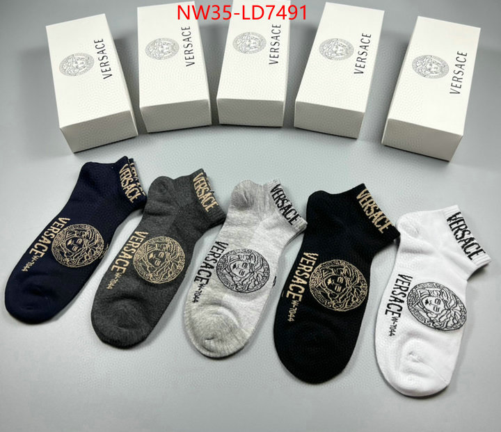 Sock-Versace,what's the best to buy replica , ID: LD7491,$: 35USD