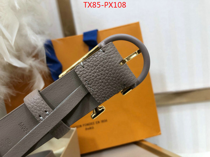 Belts-LV,top perfect fake , ID: PX108,$: 85USD