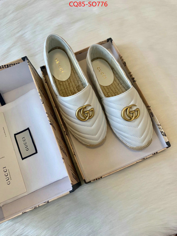 Women Shoes-Gucci,best quality replica , ID: SO776,$: 85USD