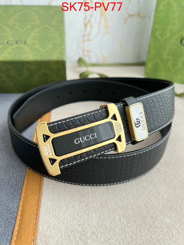 Belts-Gucci,best website for replica , ID: PV77,$: 75USD