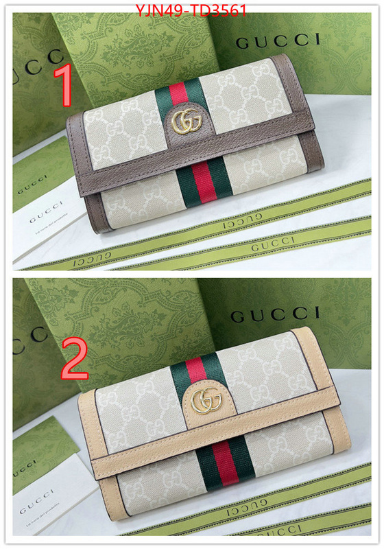 Gucci Bags(4A)-Wallet-,website to buy replica ,ID: TD3561,$: 49USD