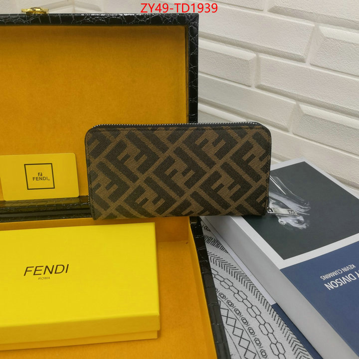 Fendi Bags(4A)-Wallet-,top perfect fake ,ID: TD1939,$: 49USD