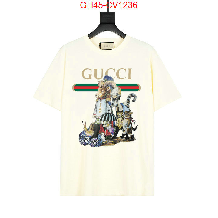 Clothing-Gucci,online from china designer , ID: CV1236,$: 45USD