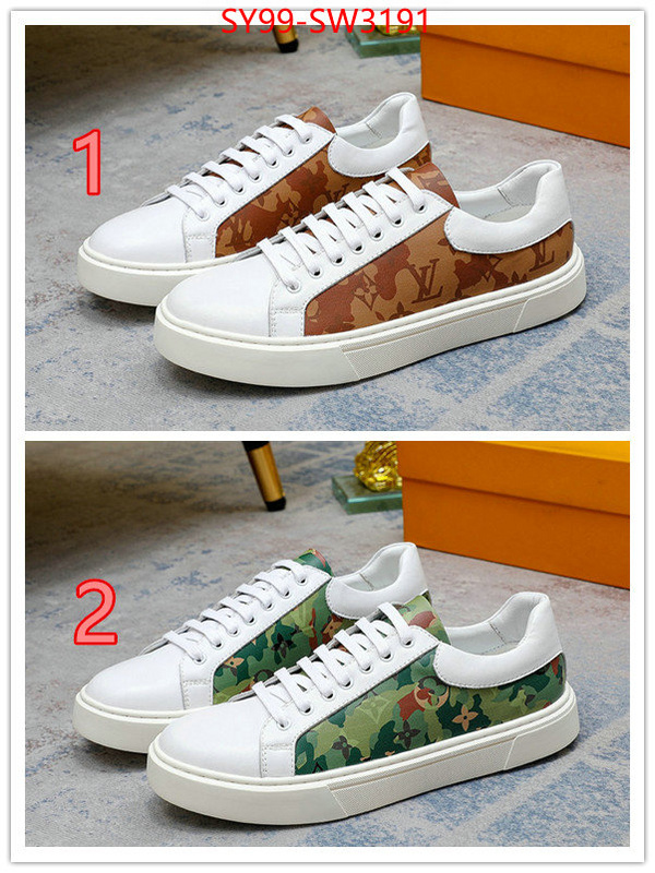 Men Shoes-LV,top perfect fake , ID: SW3191,$: 99USD