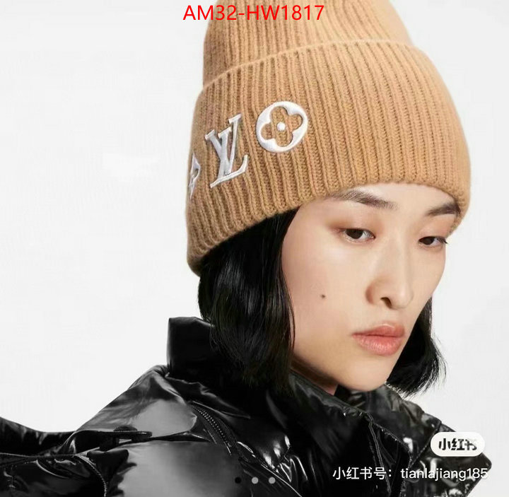 Cap (Hat)-LV,high quality designer replica , ID: HW1817,$: 32USD