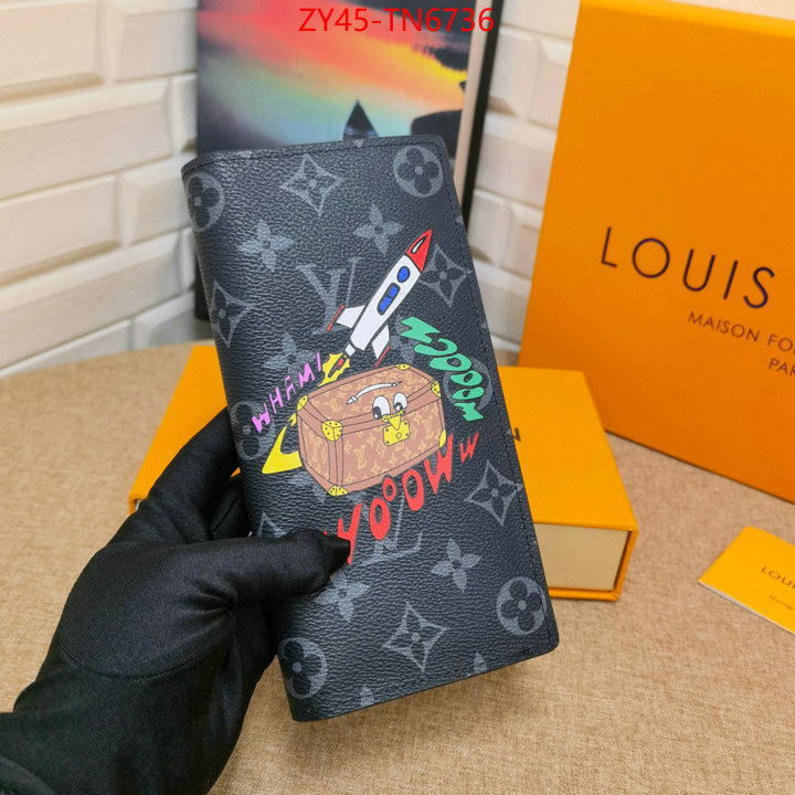 LV Bags(4A)-Wallet,ID: TN6736,$: 45USD