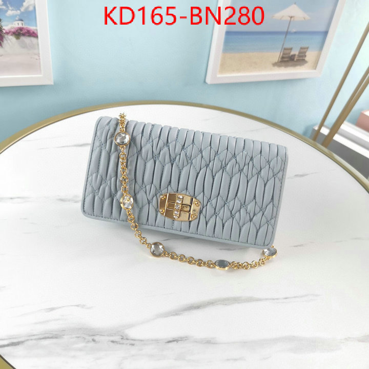 Miu Miu Bags(TOP)-Diagonal-,wholesale china ,ID: BN280,$: 165USD