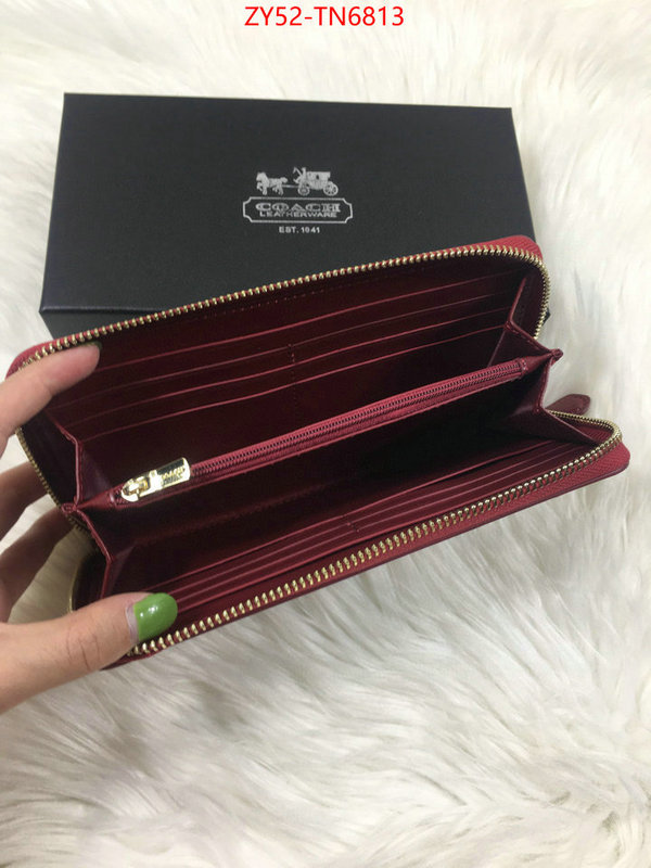 Coach Bags(4A)-Wallet,buy 1:1 ,ID: TN6813,$: 52USD