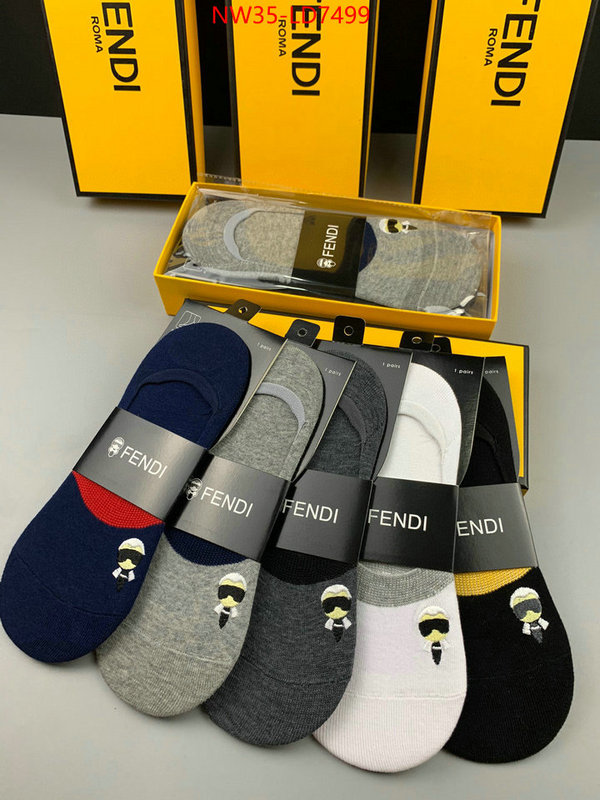 Sock-Fendi,cheap replica , ID: LD7499,$: 35USD