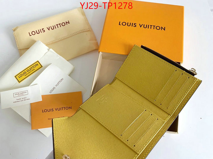 LV Bags(4A)-Wallet,ID: TP1278,$: 29USD