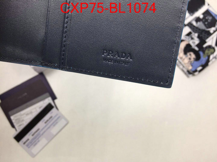 Prada Bags(TOP)-Wallet,ID: BL1074,$: 75USD