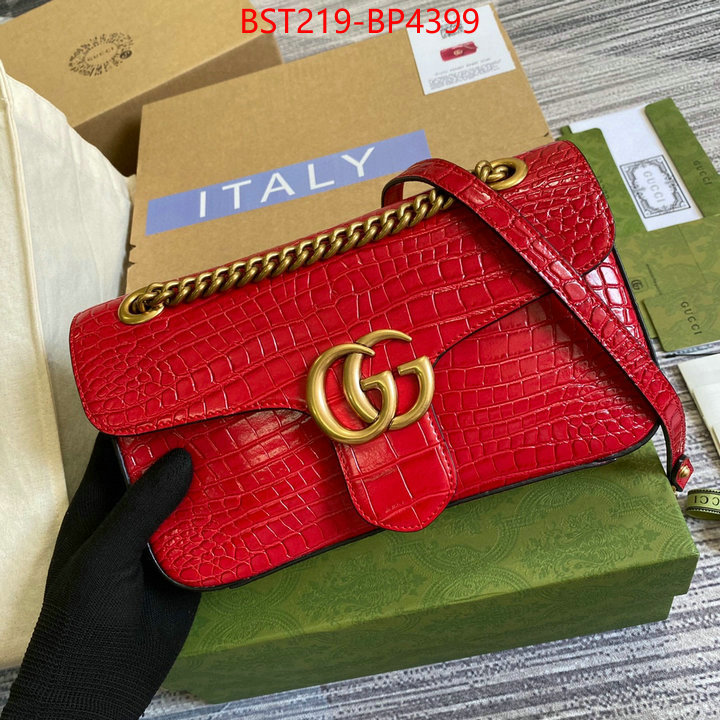 Gucci Bags(TOP)-Marmont,fake designer ,ID: BP4399,$: 219USD