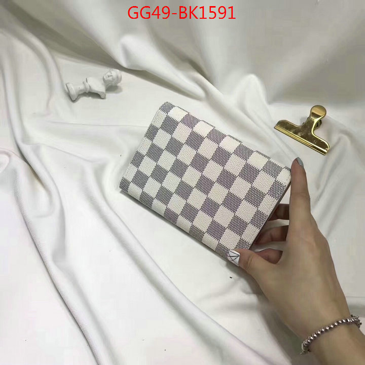 LV Bags(4A)-Wallet,ID: BK1591,$:49USD