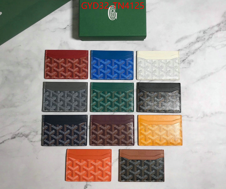 Goyard Bags(4A)-Wallet,what is a 1:1 replica ,ID: TN4125,$: 32USD