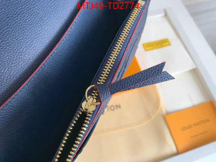 LV Bags(4A)-Wallet,ID: TD2774,$: 49USD