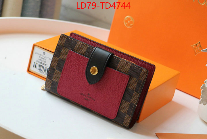 LV Bags(TOP)-Wallet,ID: TD4744,$: 79USD